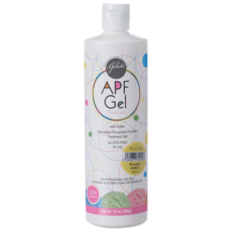Gelato 60 Second Fluoride Gel 1.23% APF Pina Colada 16oz/Bt thumbnail 7