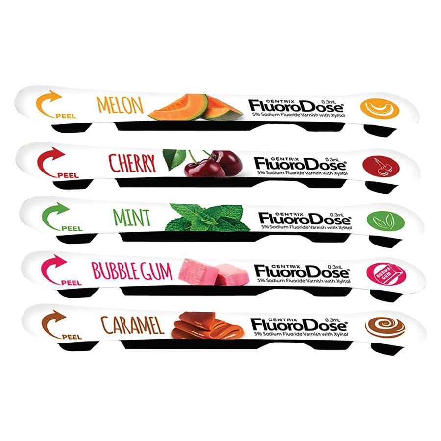 FluoroDose Varnish 5% Sodium Fluoride 0.3 mL Mint 120/Pk thumbnail 8