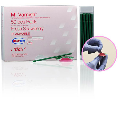 MI Varnish Fluoride Liq UD Cups Fluoride 0.4 mL 0.4 Gm Strawberry Clear 50/Bx thumbnail 9