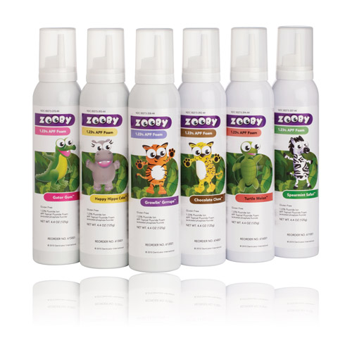 Zooby Fluoride Foam 1.23% APF Turtle Melon 4.4oz/Bt thumbnail 9