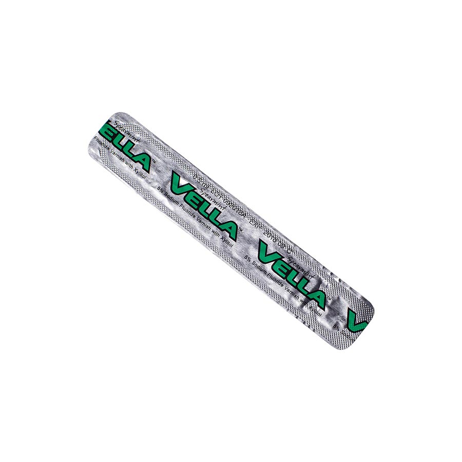 Vella® 5% Sodium Fluoride Varnish with NuFluor® Spearmint Box of 100 - Vella® 5% Sodium Fluoride Varnish with NuFluor® Spearmint Box of 100 - Image 1