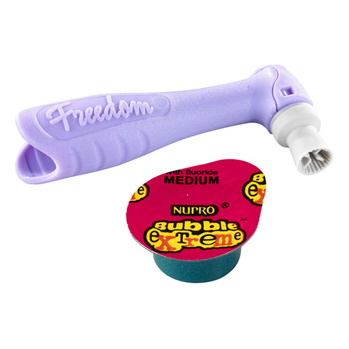 NUPRO Freedom Prophy Packs Lavender Medium Razzberry 100/Bx thumbnail 3