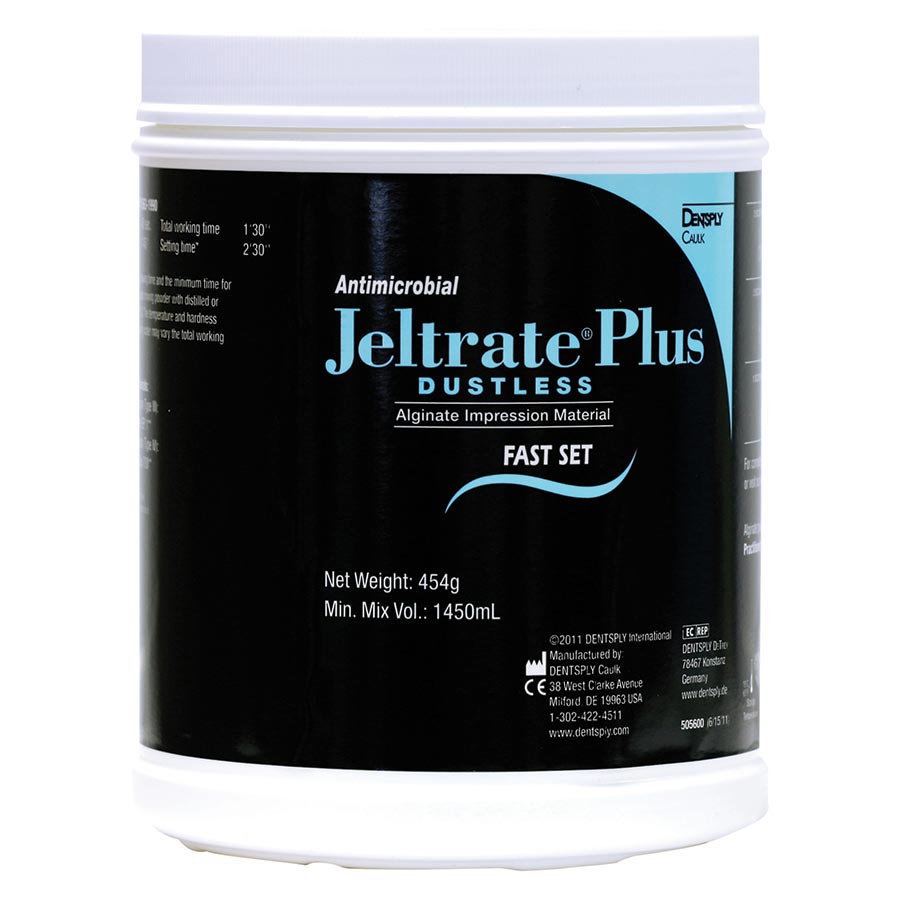 Jeltrate Plus Antimicrobial Alginate Impression Material, Dustless, Fast Set, Can, 1 lb, 1/Pk, 605602 thumbnail 9