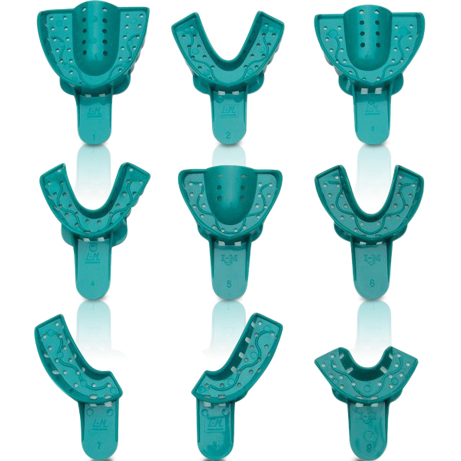 Disposable Plastic Impression Trays, # 5, Small, Upper, Clear, 12/Pk, 310005 thumbnail 7