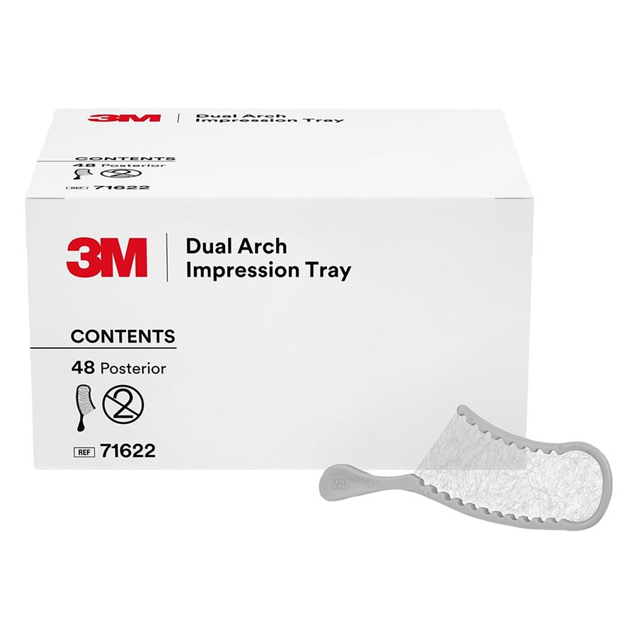 Dual Arch Impression Trays Posterior 48/Pk thumbnail 4