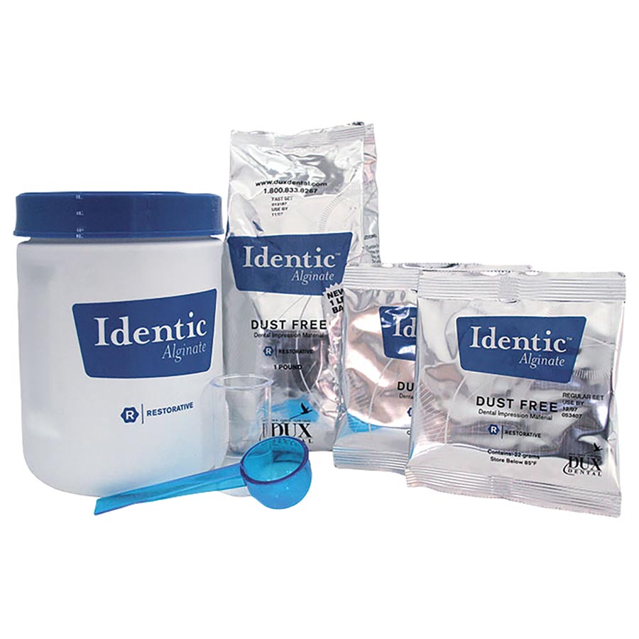 Identic Alginate Dust-Free Fast Set Cinnamon Scent 22lb Econo-Drum - Identic Alginate Dust-Free Fast Set Cinnamon Scent 22lb Econo-Drum - Image 1