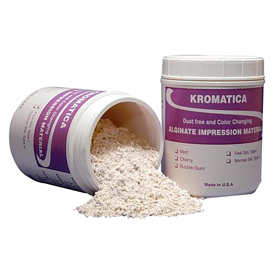 Kromatica Color-Changing Alginate Impression Material, Dust-Free, Fast Set, Container, 1 lb, Cherry, 305-121 thumbnail 2