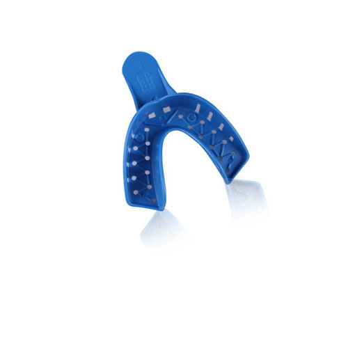 Tray-Aways Disposable Double Arch Impression Tray Perforated 2 Large Lower 12/Bg thumbnail 8