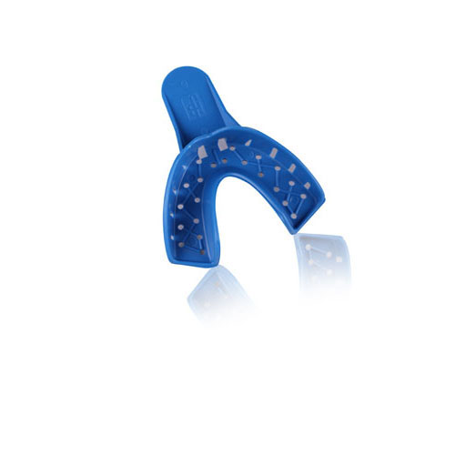 Tray-Aways Disposable Double Arch Impression Tray Perforated 6 Small Lower 12/Bg thumbnail 8