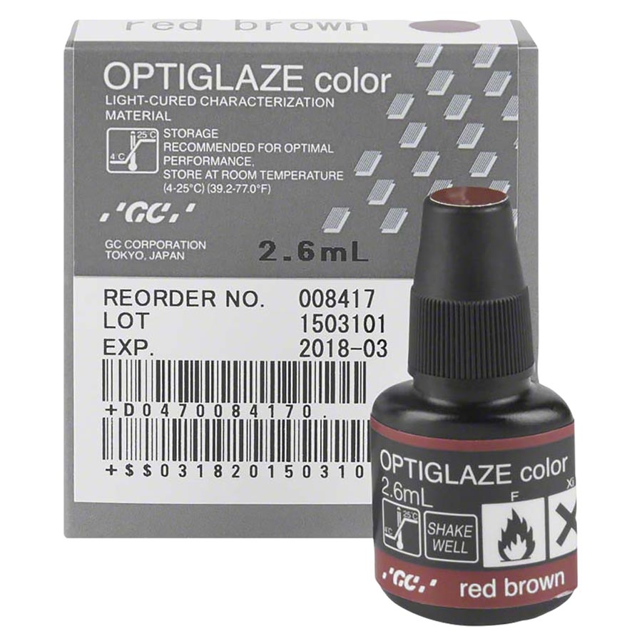 OptiGlaze Color Red Brown 2.6mL thumbnail 4