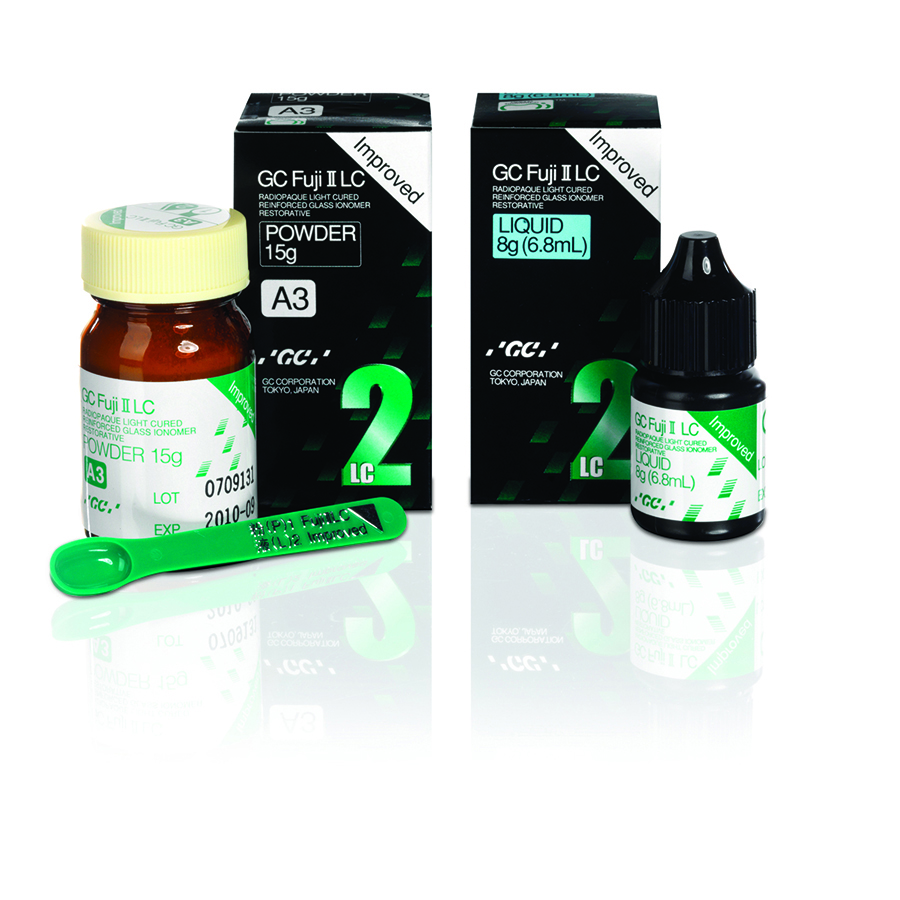 Fuji II LC Improved Glass Ionomer Restorative, Light-Cure, Liquid Refill, 6.8 ml, 1/Pk thumbnail 8