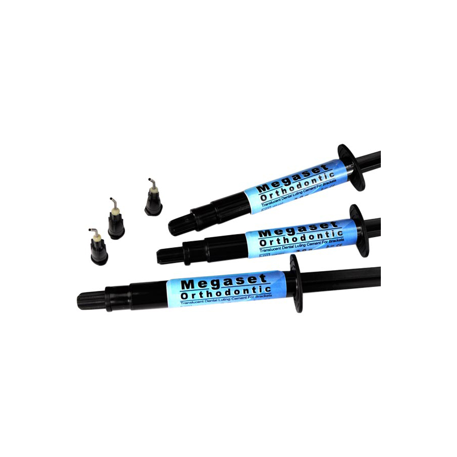 Megaset Orthodontic LC Luting Cement 3 Syringes 1111-0002 product image