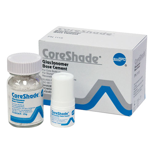 CoreShade Glaslonomer Base Cement, Powder, 25 g, Gray, 1/Pk, 1116 thumbnail 4