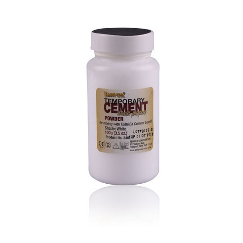 Temrex Yellow-Gray Temporary Cement Powder 100g thumbnail 3