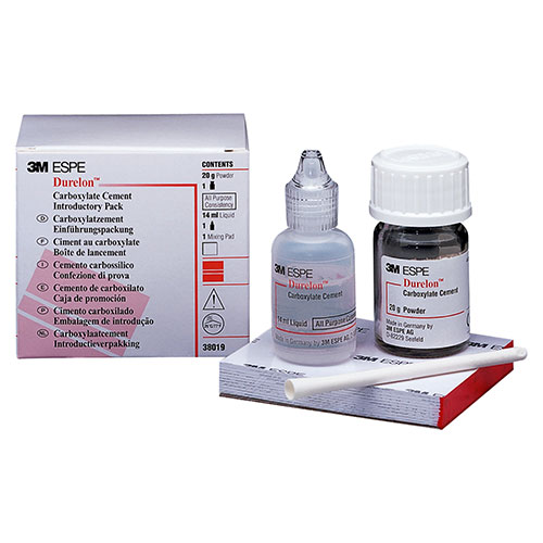 Durelon Carboxylate Luting Cement, Regular Set, Triple Pack, 20 g, 3/Pk thumbnail 9