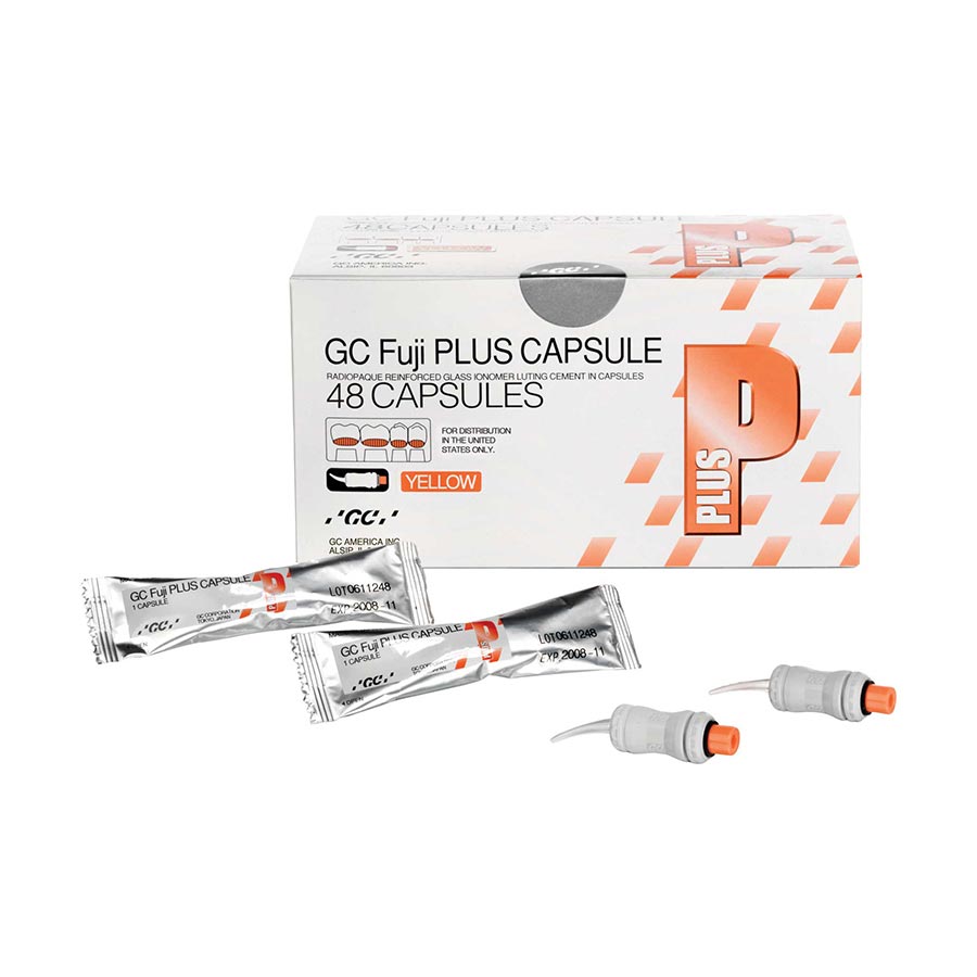 GC Fuji PLUS Resin Glass Ionomer Capsules Cement White Refill Package 48/Bx thumbnail 9