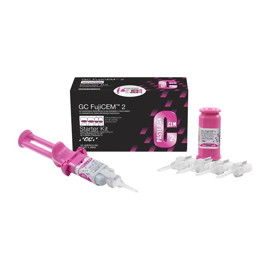 GC FujiCEM 2 Luting Rsn Mod Gls Inmr Automix Cement Wt 13.3 Gm Strt Kt Ea thumbnail 9