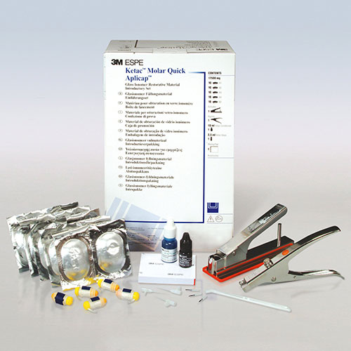 Ketac-Molar Quick Aplicap Glass Ionomer Restorative, Assorted Shades Refill, 50/Pk thumbnail 4