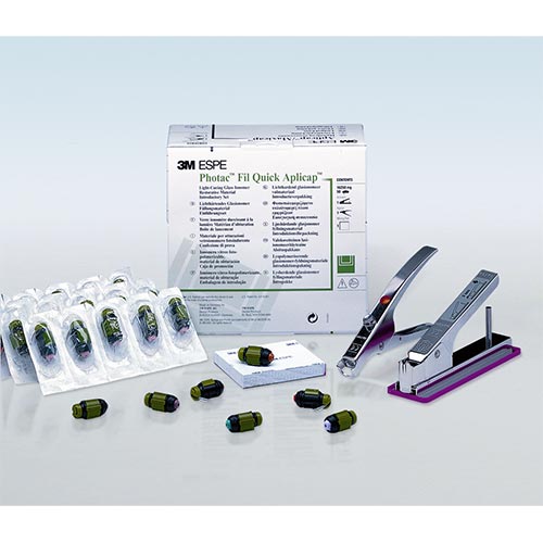 Photac-Fil Quick Aplicap Glass Ionomer Restorative, Light-Cure, Capsule Refill, A2 Light, 50/Pk thumbnail 8