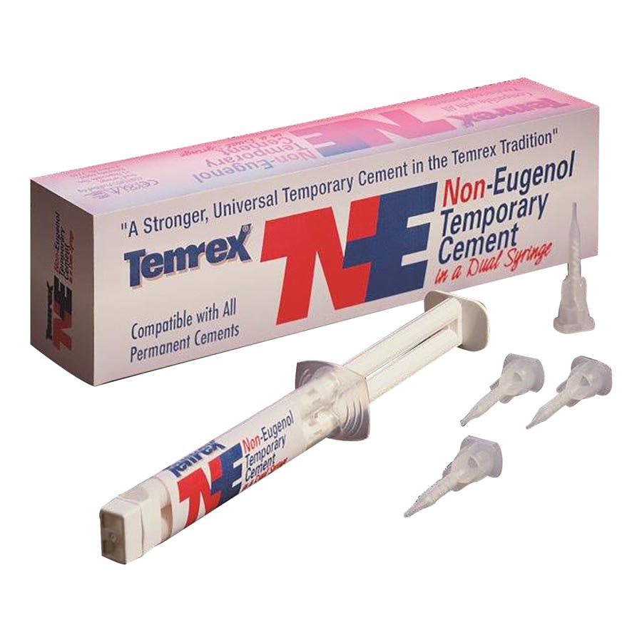 Temrex TNE Non-Eugenol Cement, Dual Syringe Kit, 6 g, 1/Pk, 7760 thumbnail 4