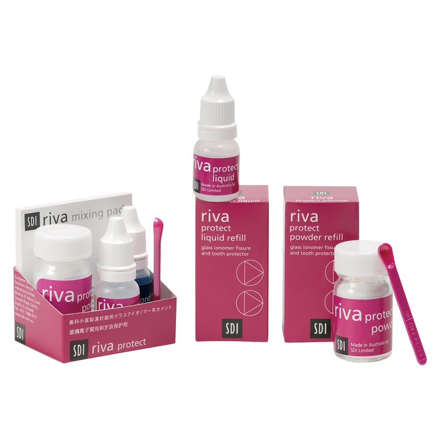 Riva Protect Pit & Fissure Sealant Powder & Liquid Kit Pink 1/Pk thumbnail 6