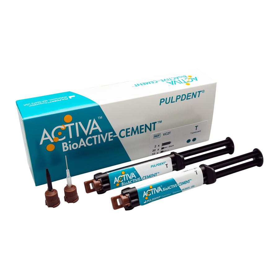 ACTIVA BioActive Cement, Value Pack, Translucent, 2/Pk, VC2T thumbnail 5