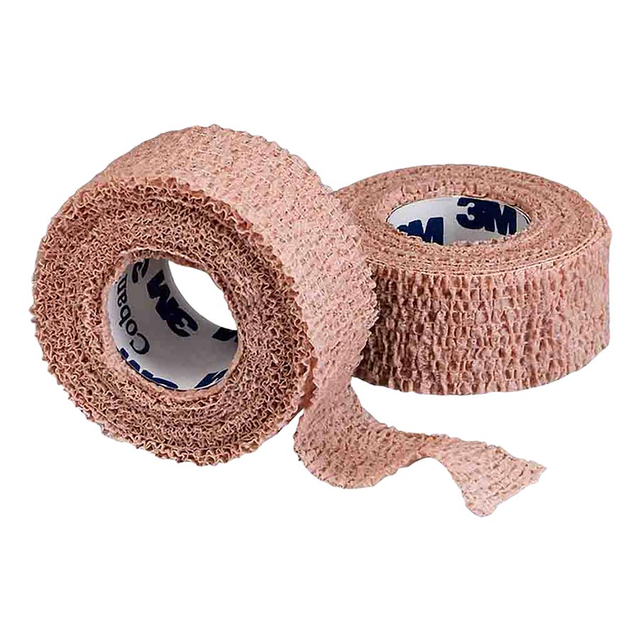 Coban Wrap Bandage Elastic 1"x5yd Tan Non-Sterile 5/Pk thumbnail 2