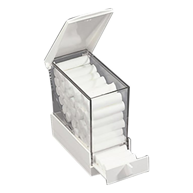 Cotton Roll Dispenser White thumbnail 2