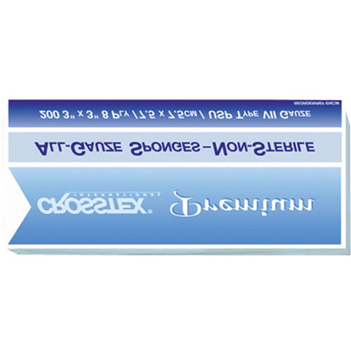 All-Gauze Sponges Premium N/S 3x3 8-Ply 4000/Case product image