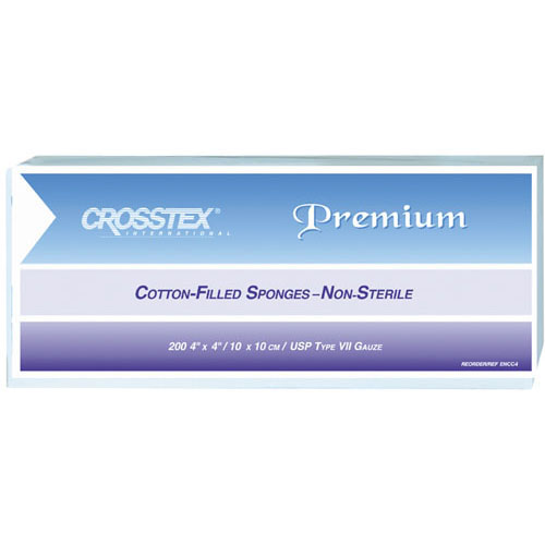 Premium Cotton Filled Exodontia Sponge 4x4" 4 Ply Non-Sterile LF thumbnail 7