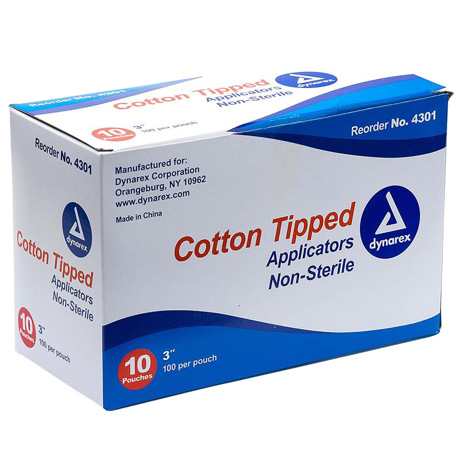 Cotton Tip Applicators 3" 1000/Pack 4301 product image