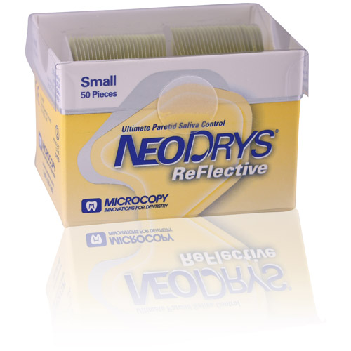 NeoDrys Reflective, Saliva Absorbent Cotton Roll Substitute, Small, Yellow, 50/Pk, DYRS thumbnail 9