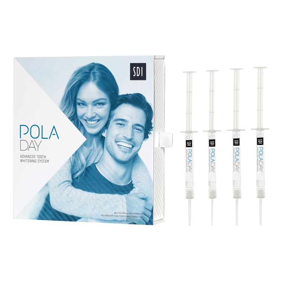 Pola Day Tooth Whitening System, 9.5% Hydrogen Peroxide, Mini Kit, 1.3 g, 4/Pk, 7700104 thumbnail 8