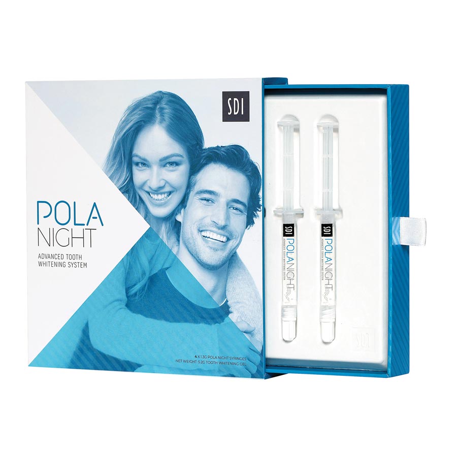 Pola Night Tooth Whitening System, 16% Carbamide Peroxide, Mini Kit, 1.3 g, 4/Pk, 7700108 thumbnail 8