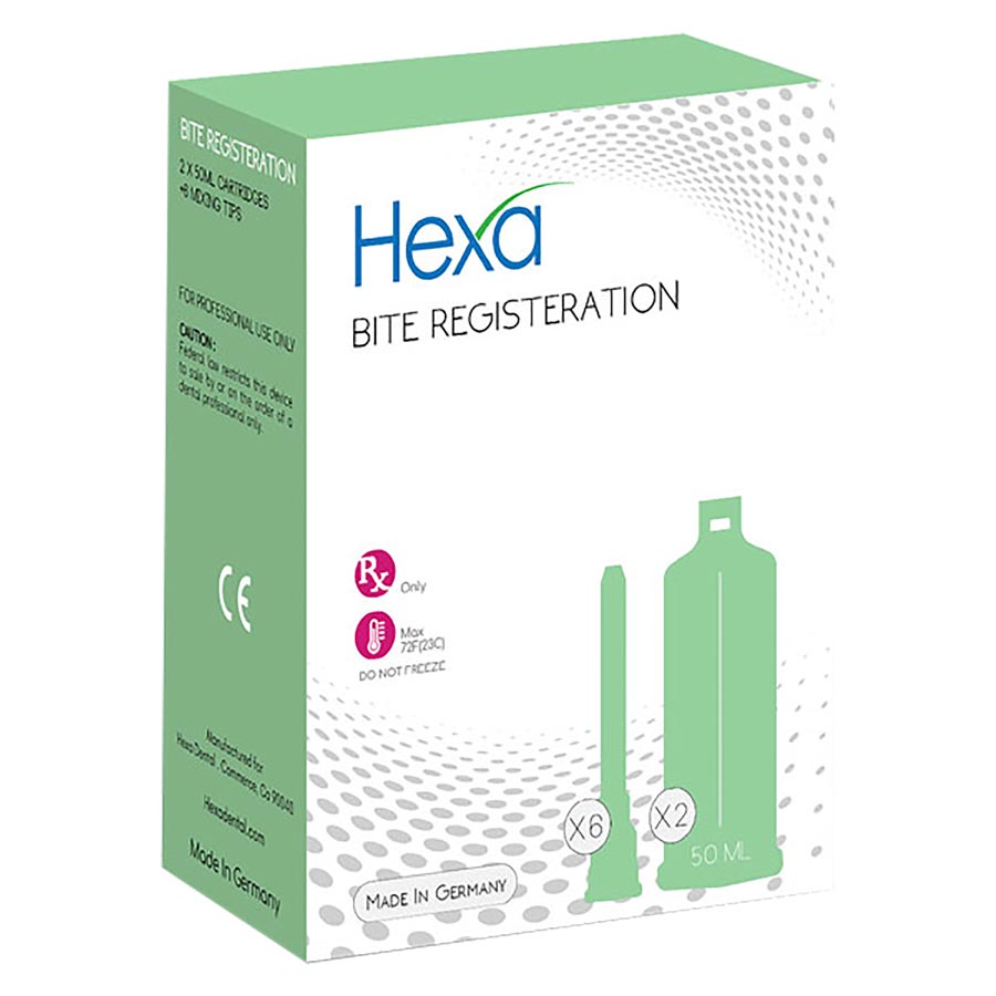 Hexa Bite Registration Super Fast Set - 2 50ml Cartridge, 6 Tips (Germany) product image
