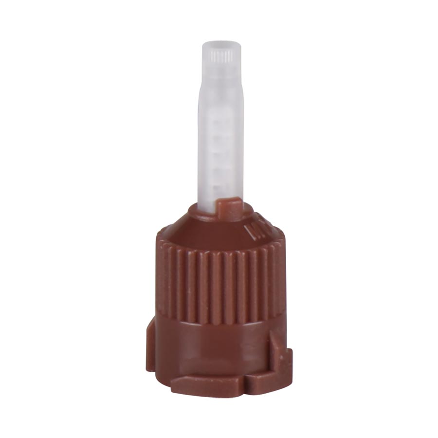 T Style Mixing Tips Brown 1:1 Short Wide Blunt End 1:1 25/Pkg product image