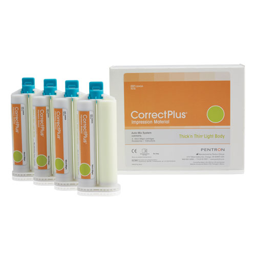 Correct Plus™ 50 ml Cartridges VPS Thick-n-Thin Light Body Impression Material Regular Set Pack of 32 product image