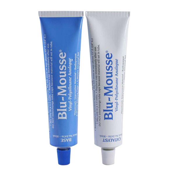 Blu-Mousse VPS Bite Registration Material, Classic Tube Set, 80 ml, 2/Pk, S436 thumbnail 9