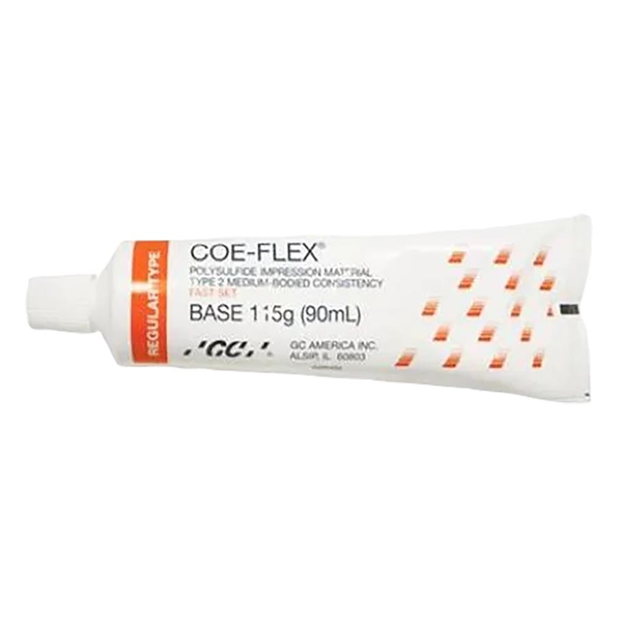 Coe-Flex Polysulfide Impression Material, Base, Medium Body, Regular Type, Fast Set, 90 ml, 1/Pk thumbnail 9