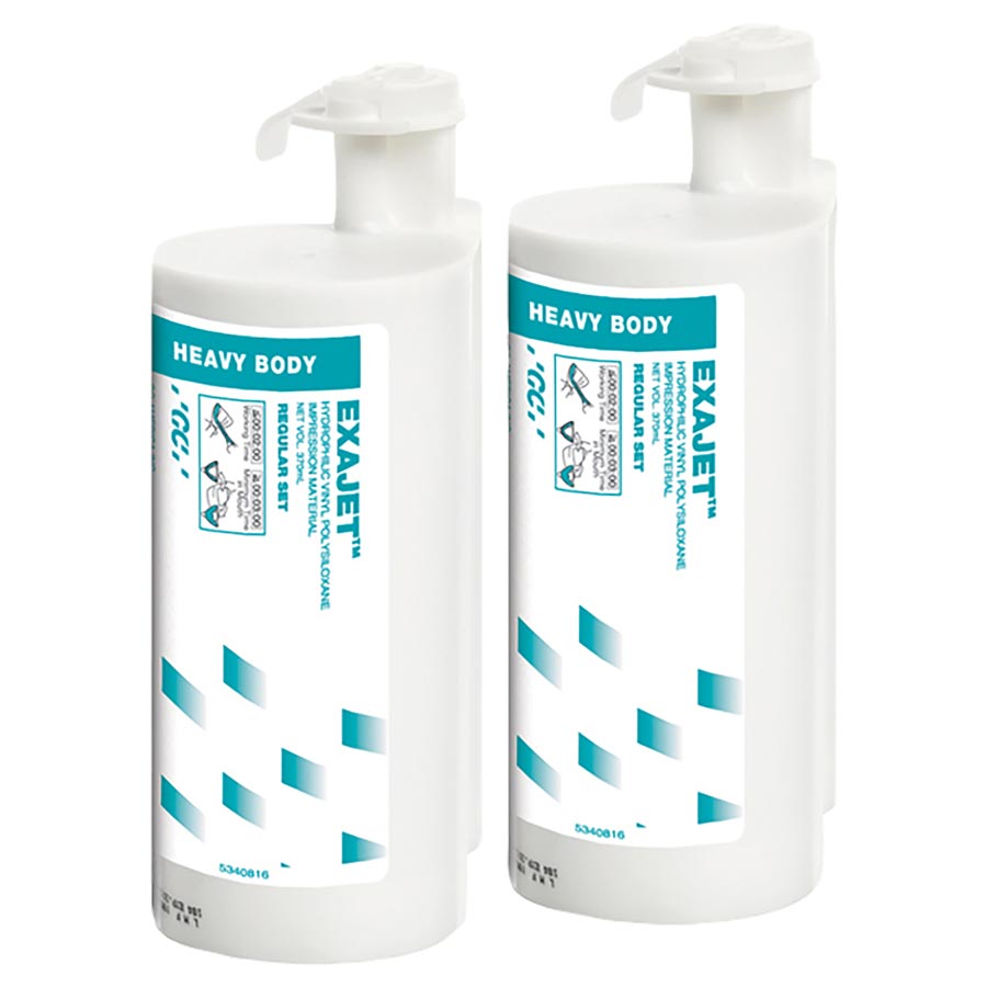 Exajet Impression Material, Refill, Heavy Body, Normal Set, 370 ml, 2/Pk thumbnail 9
