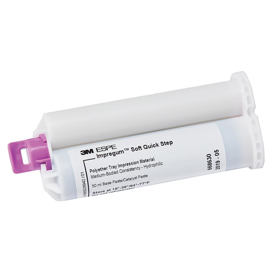 Impregum Garant Soft Polyether Impression Material, Light Body, Quick Step, 50 ml Cartridge, 4/Pk thumbnail 8