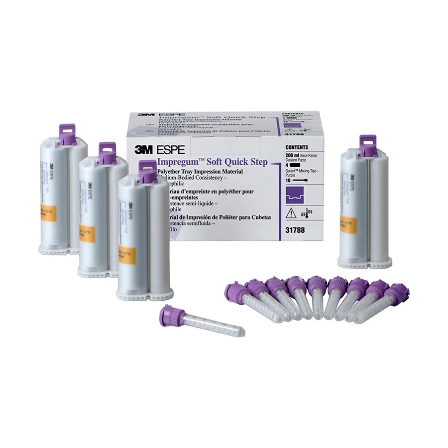 Impregum Garant Soft Polyether Impression Material, Medium Body, Quick Step, Tray Refill, Mint, 1/Pk thumbnail 4