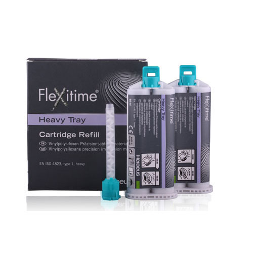 Flexitime VPS Precision Impression Material, Cartridge Refill Pack, Heavy Tray, 50 ml, 2/Pk, 50034804 thumbnail 5