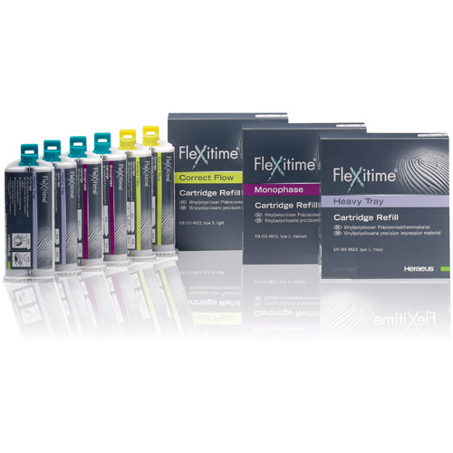 Flexitime VPS Impression Material, Cartridge Refill, Medium Flow, 50 ml, 2/Pk, 40005041 thumbnail 5