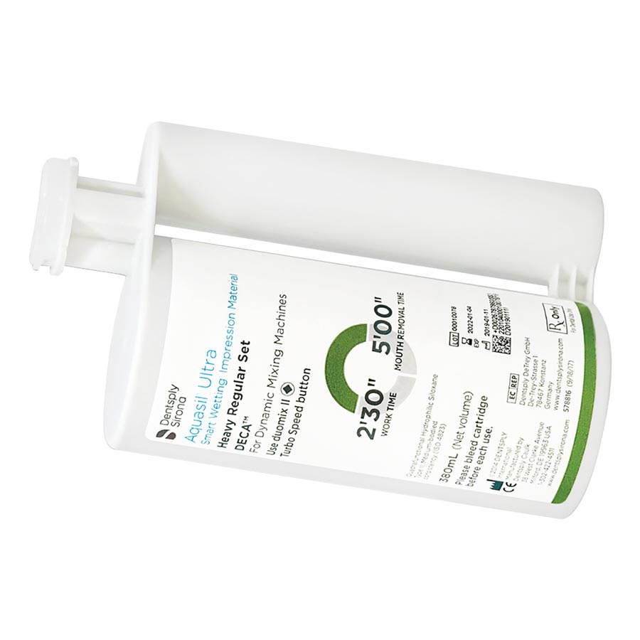 Aquasil Ultra DECA VPS Impression Material, Cartridge Refill, Monophase, Regular Set, 380 ml, 2/Pk thumbnail 8