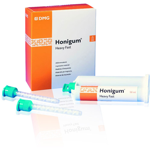 Honigum Automix VPS Impression Material, Cartridge Pack, Heavy Body, Quad Fast Set, 50 ml, Honey, 4/Pk, 999838 thumbnail 9