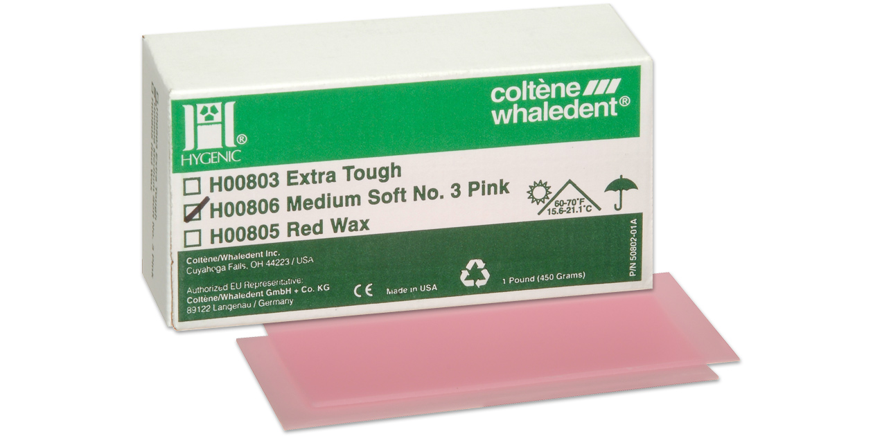 Baseplate Wax, Medium Soft, Pink, 1 lb, # 3, 1/Pk, H00806 thumbnail 9