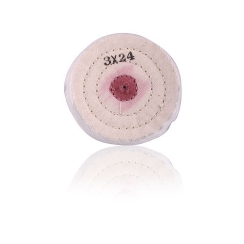 Muslin Buff Wheels, 30-Ply, 4", 1/Pk - Muslin Buff Wheels, 30-Ply, 4", 1/Pk - Image 1