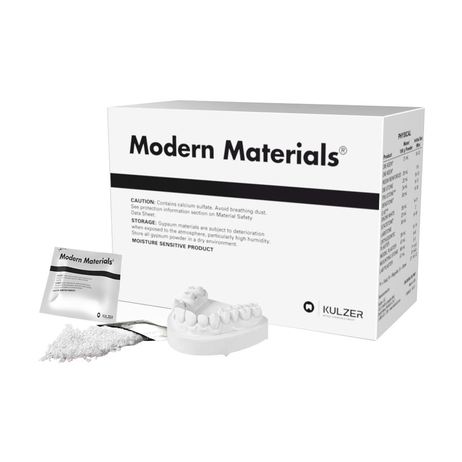 Modern Materials 0-67 Orthodontic Stone Type III Snow White 45Lb/Bx thumbnail 3