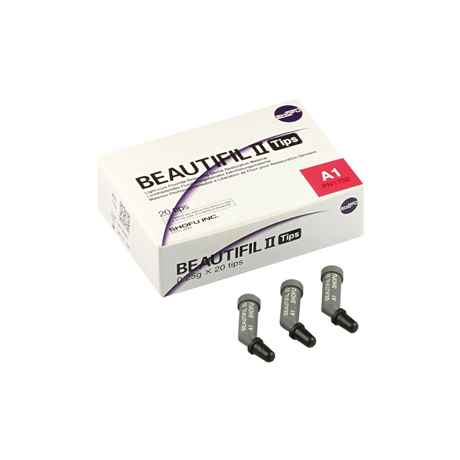 Beautifil II, Light-Cure, Compule Tips Refill, Universal Viscosity, 0.25 g, Bleaching White, 20/Pk, 1767 thumbnail 4